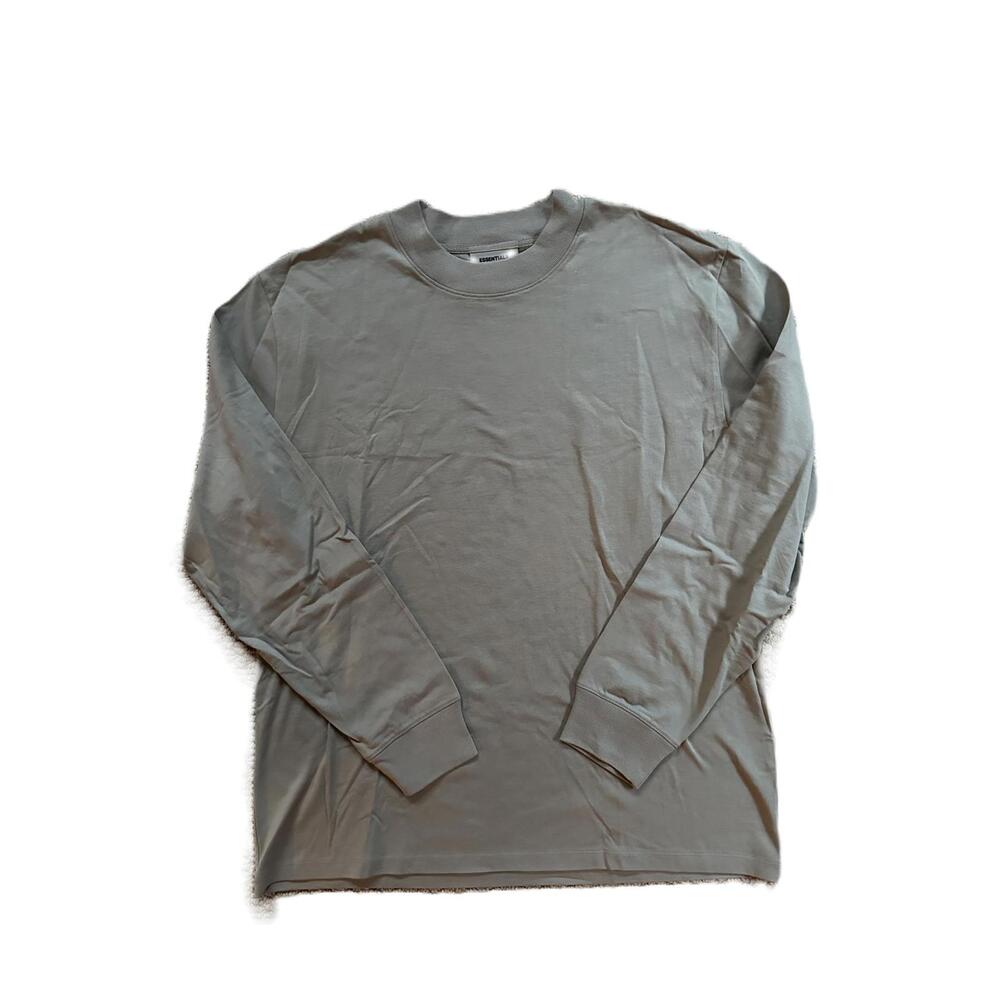 Fear of God Essentials Tan Longsleeve Tee Shirt Size L NWOT